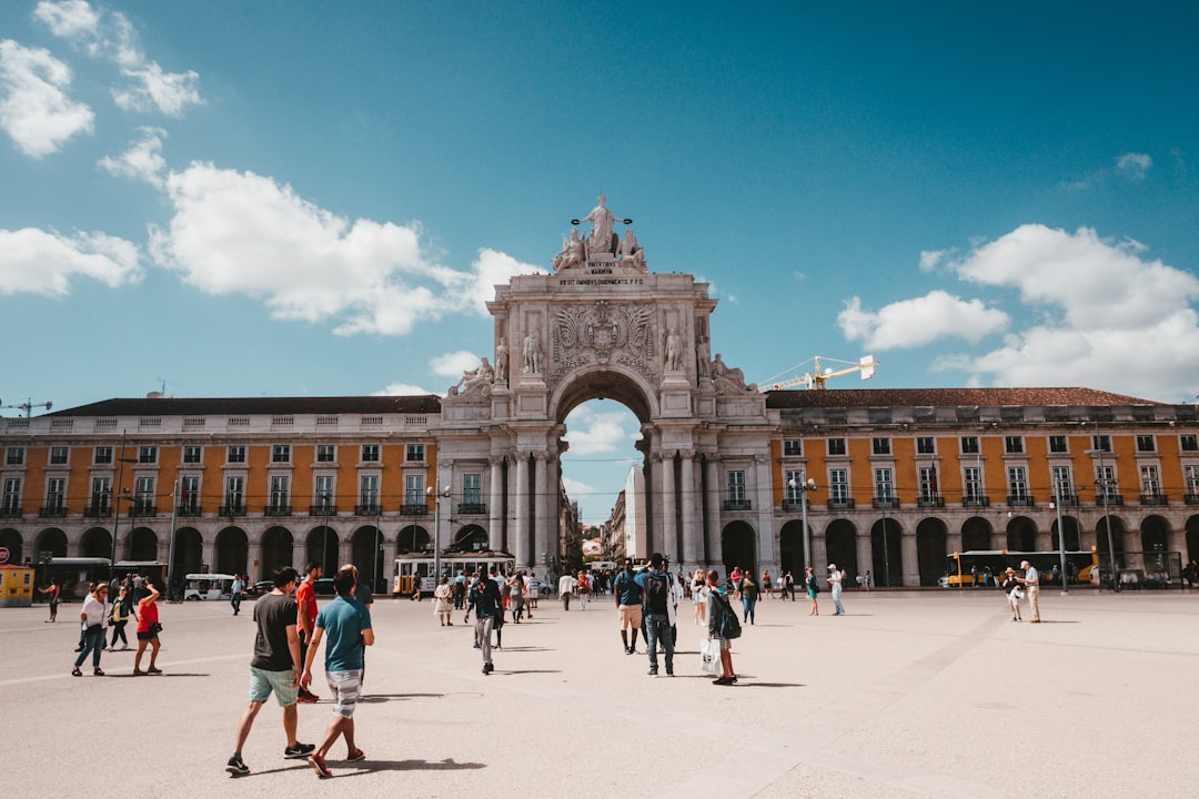 Praça do Comércio and the Rua Augusta Arch in Lisbon